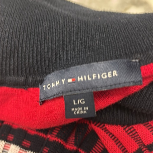 EUC TOMMY HILFIGER Richly Colored Striped Knit Turtleneck - SZ L - Picture 4 of 5